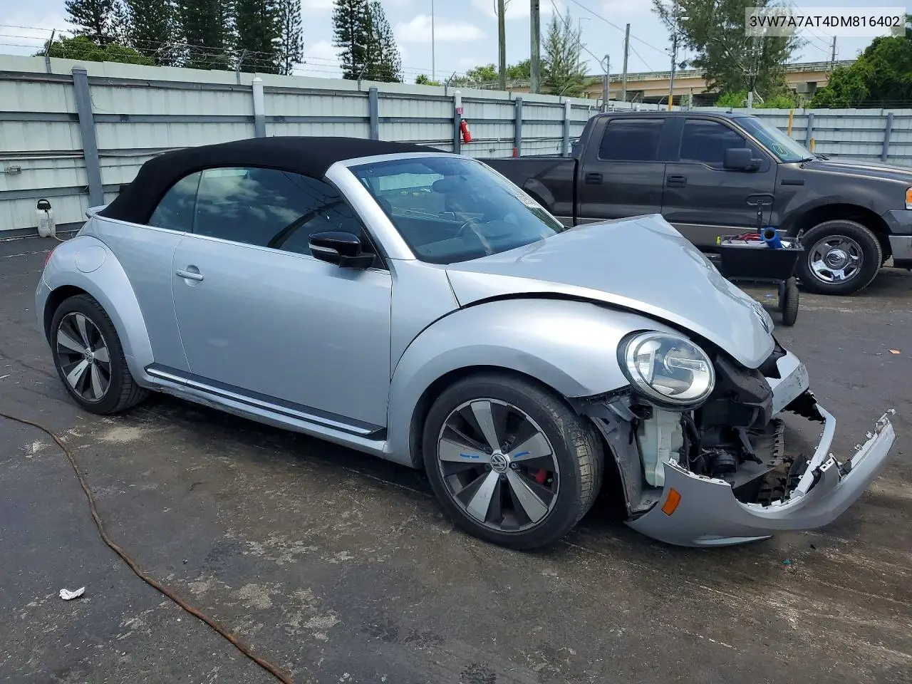 2013 Volkswagen Beetle Turbo VIN: 3VW7A7AT4DM816402 Lot: 60255436
