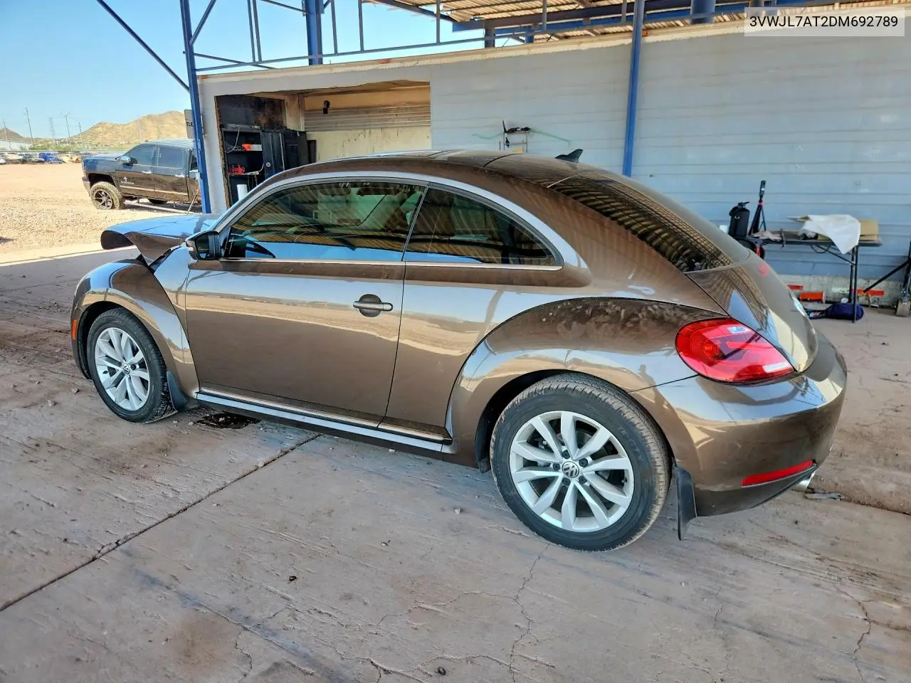 2013 Volkswagen Beetle VIN: 3VWJL7AT2DM692789 Lot: 60271386