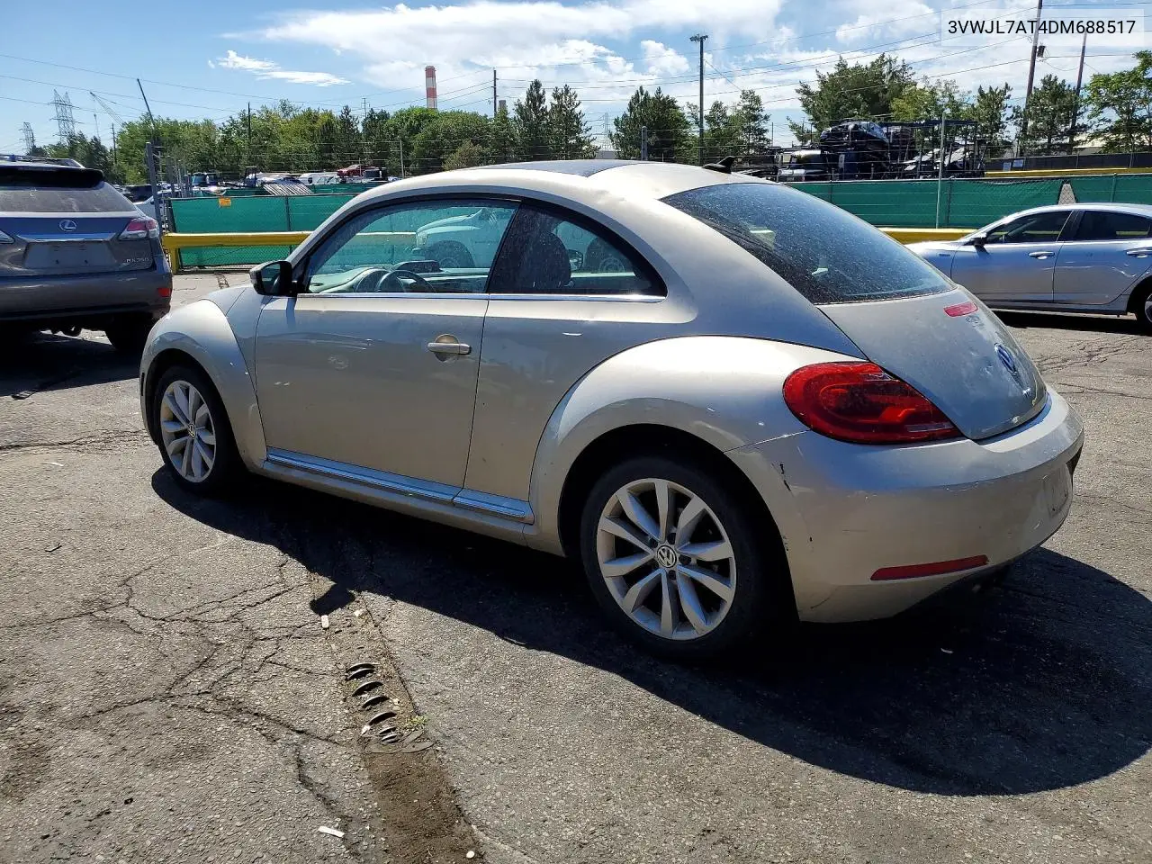 2013 Volkswagen Beetle VIN: 3VWJL7AT4DM688517 Lot: 60406586