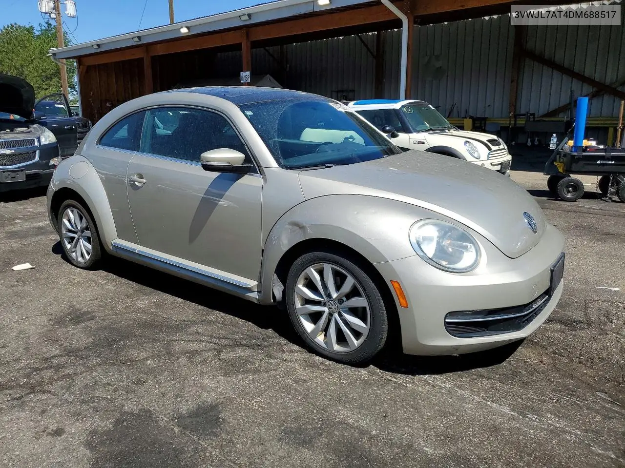 2013 Volkswagen Beetle VIN: 3VWJL7AT4DM688517 Lot: 60406586