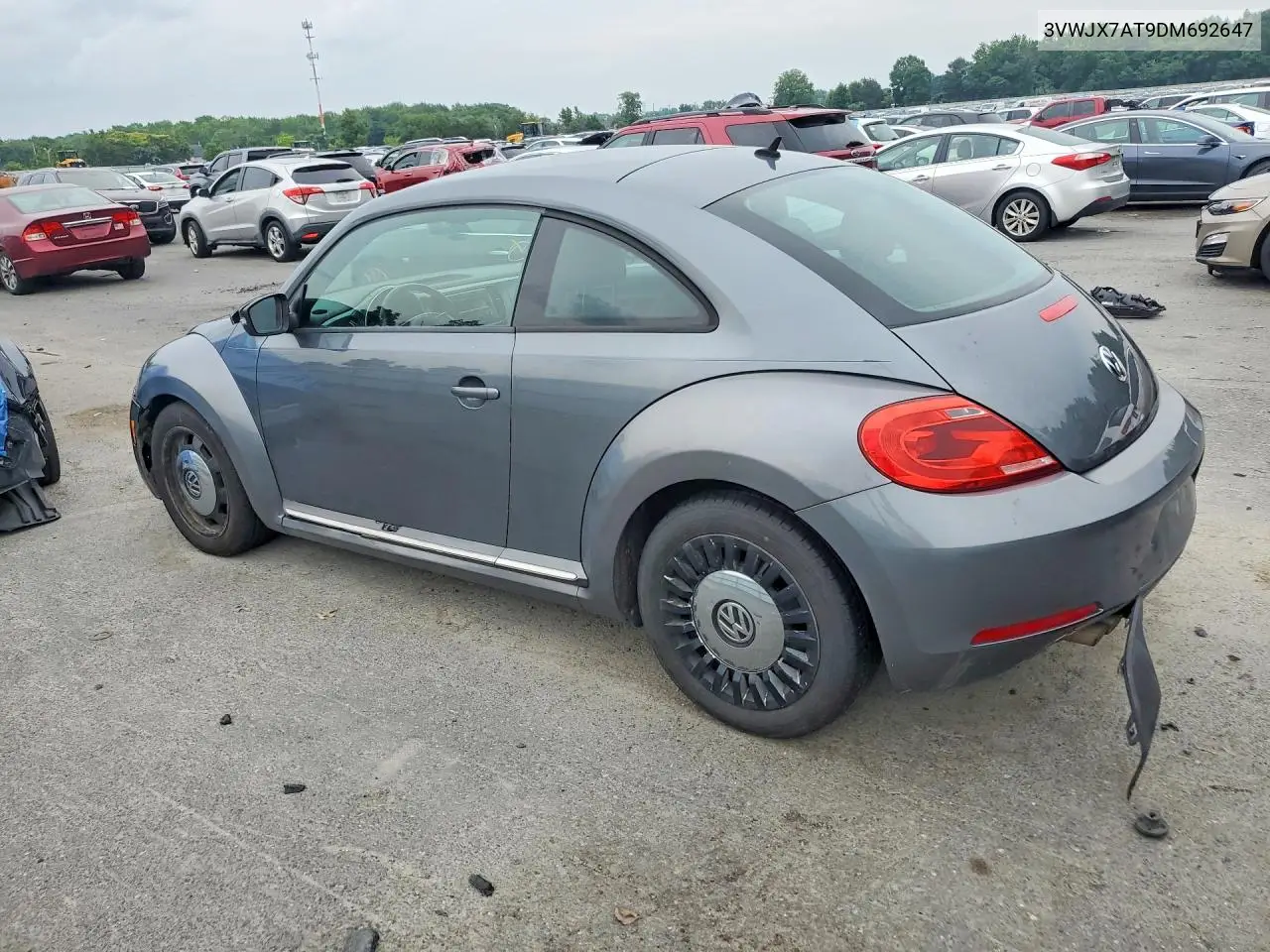 2013 Volkswagen Beetle VIN: 3VWJX7AT9DM692647 Lot: 60411486