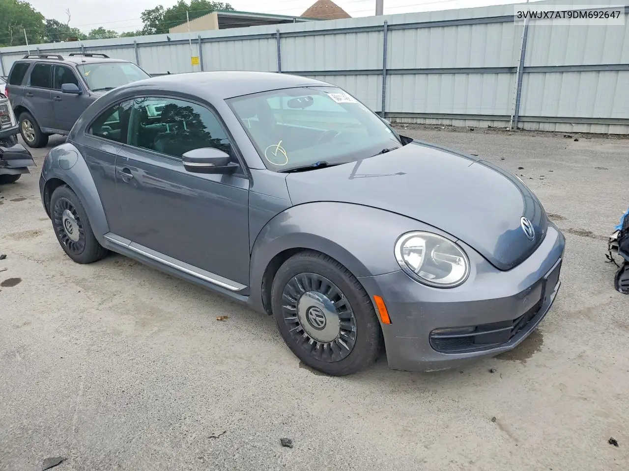 2013 Volkswagen Beetle VIN: 3VWJX7AT9DM692647 Lot: 60411486
