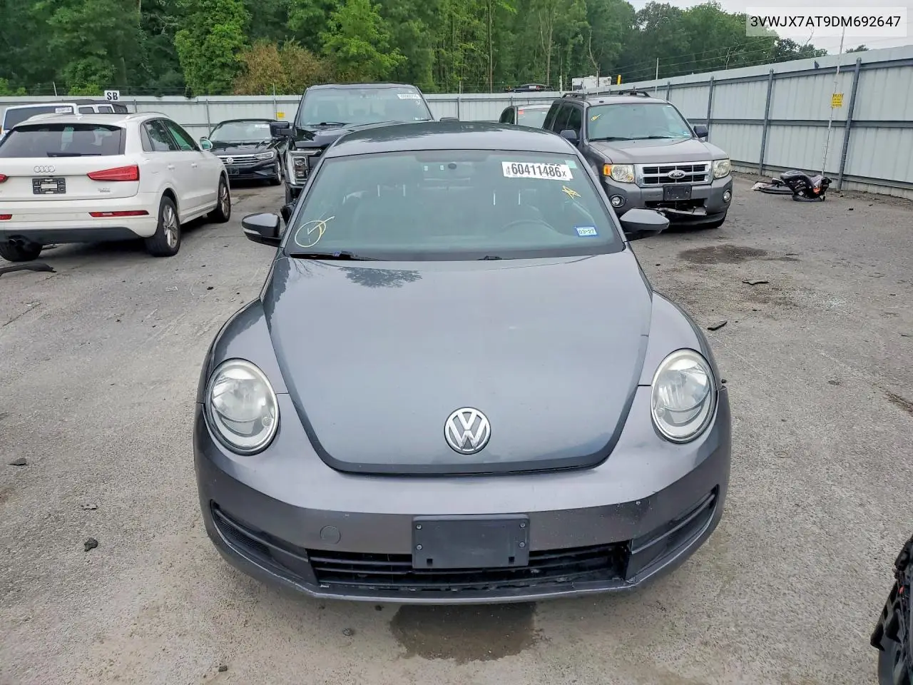 2013 Volkswagen Beetle VIN: 3VWJX7AT9DM692647 Lot: 60411486
