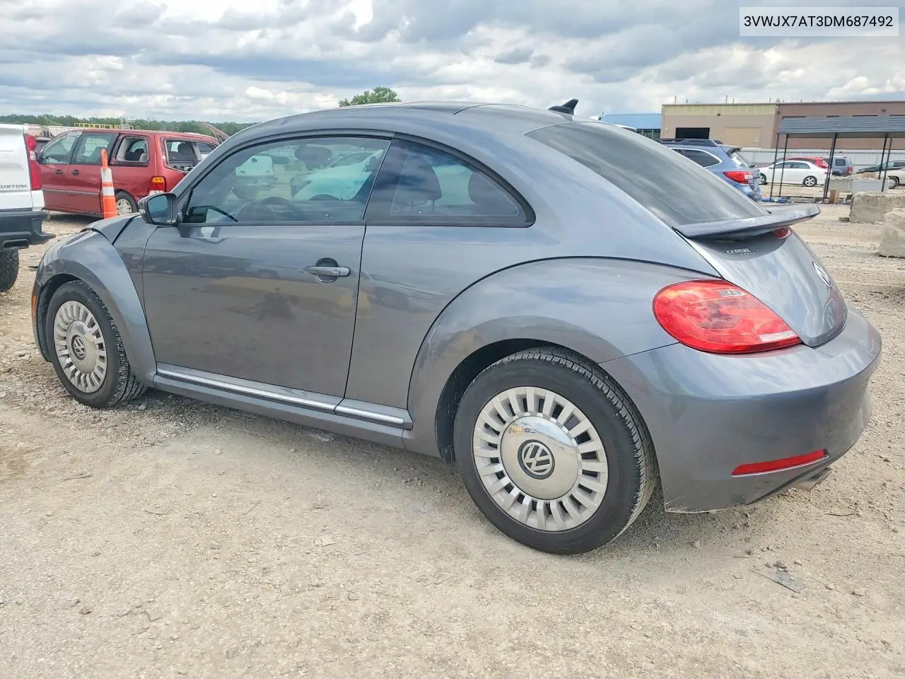 2013 Volkswagen Beetle VIN: 3VWJX7AT3DM687492 Lot: 60460576