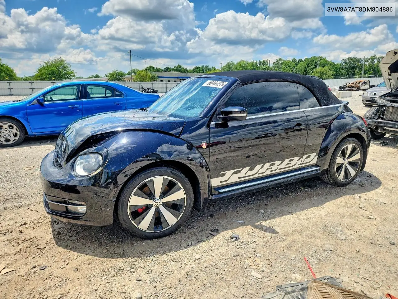 2013 Volkswagen Beetle Turbo VIN: 3VW8A7AT8DM804886 Lot: 60489576