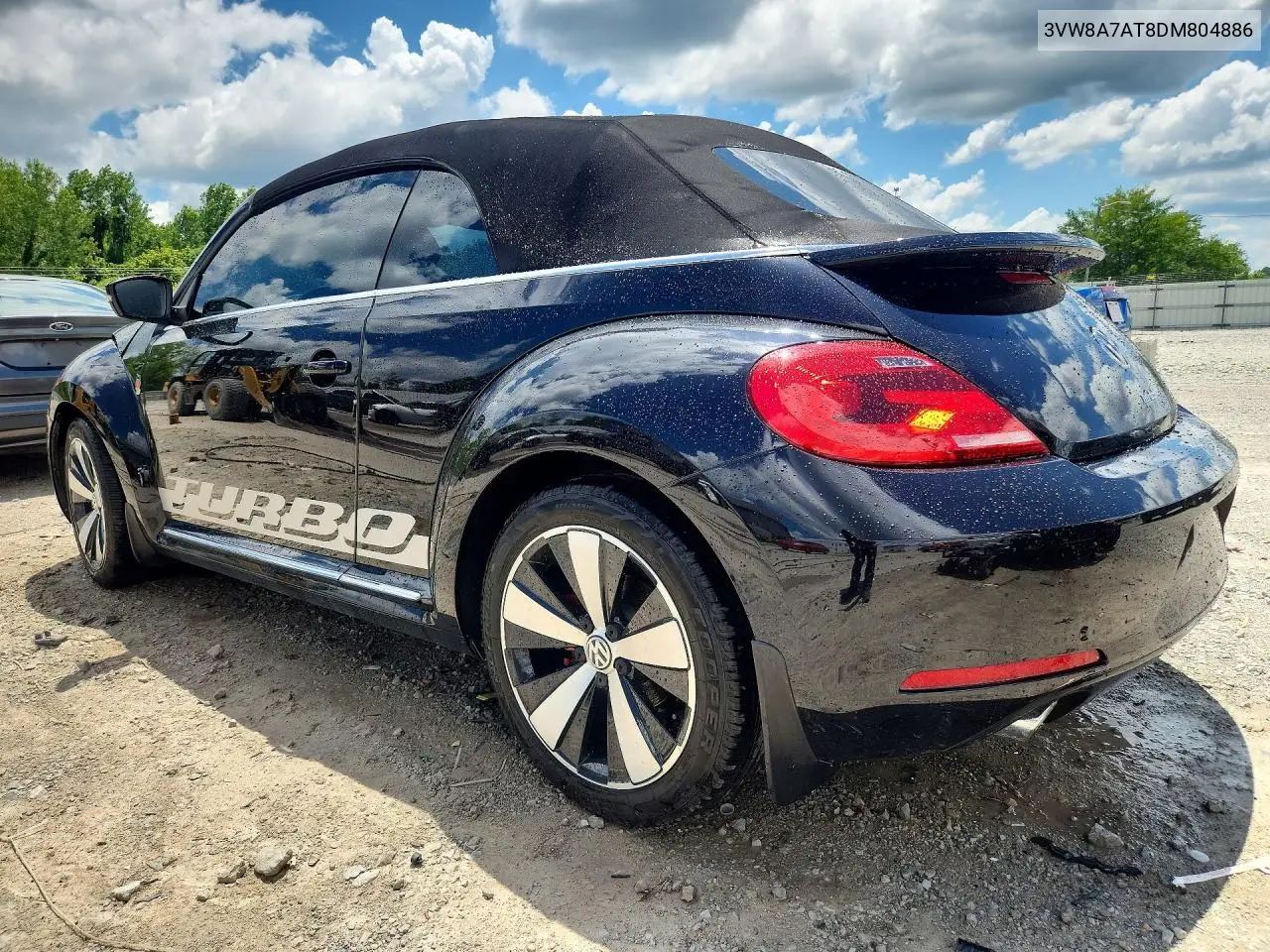 2013 Volkswagen Beetle Turbo VIN: 3VW8A7AT8DM804886 Lot: 60489576
