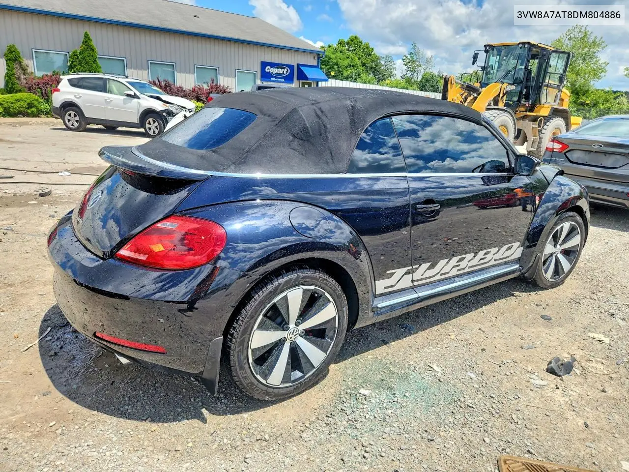 2013 Volkswagen Beetle Turbo VIN: 3VW8A7AT8DM804886 Lot: 60489576