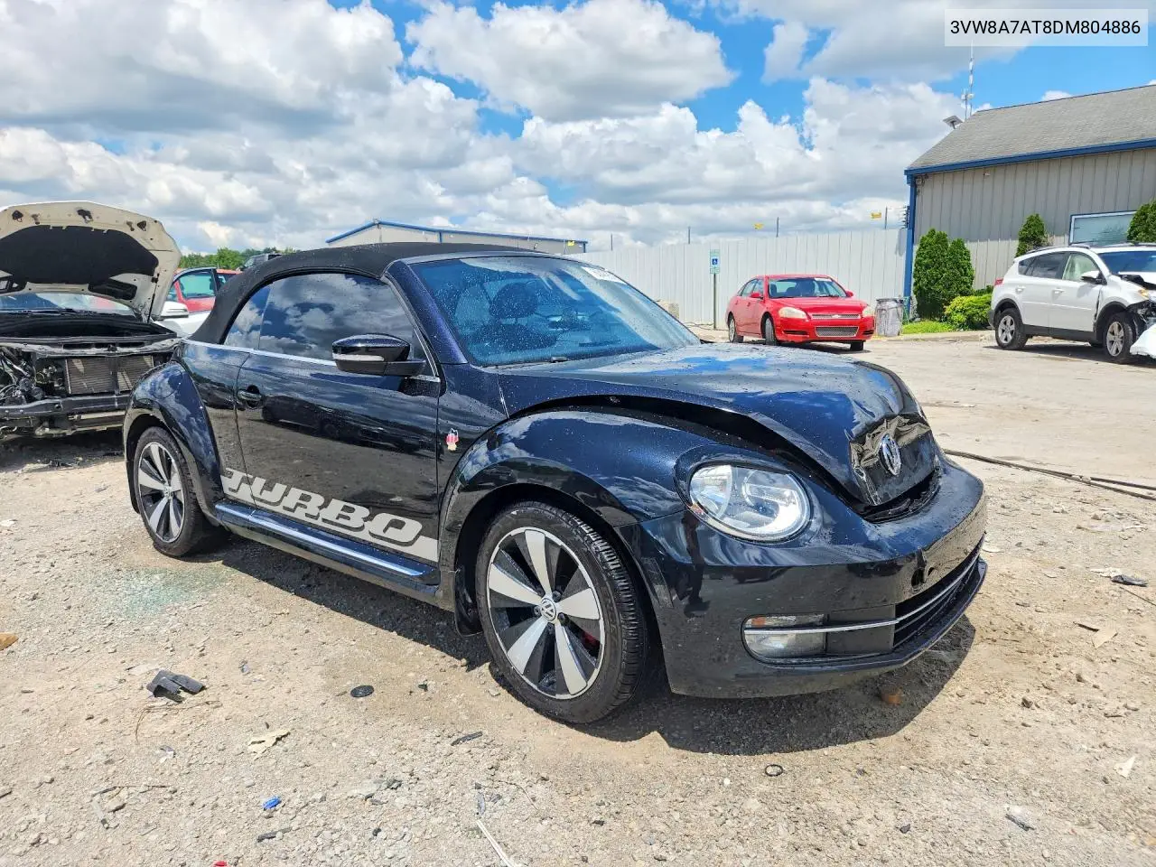 2013 Volkswagen Beetle Turbo VIN: 3VW8A7AT8DM804886 Lot: 60489576