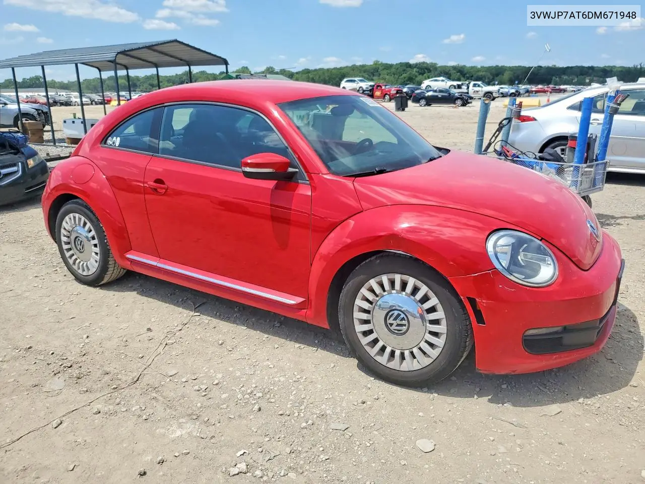 2013 Volkswagen Beetle VIN: 3VWJP7AT6DM671948 Lot: 60839866