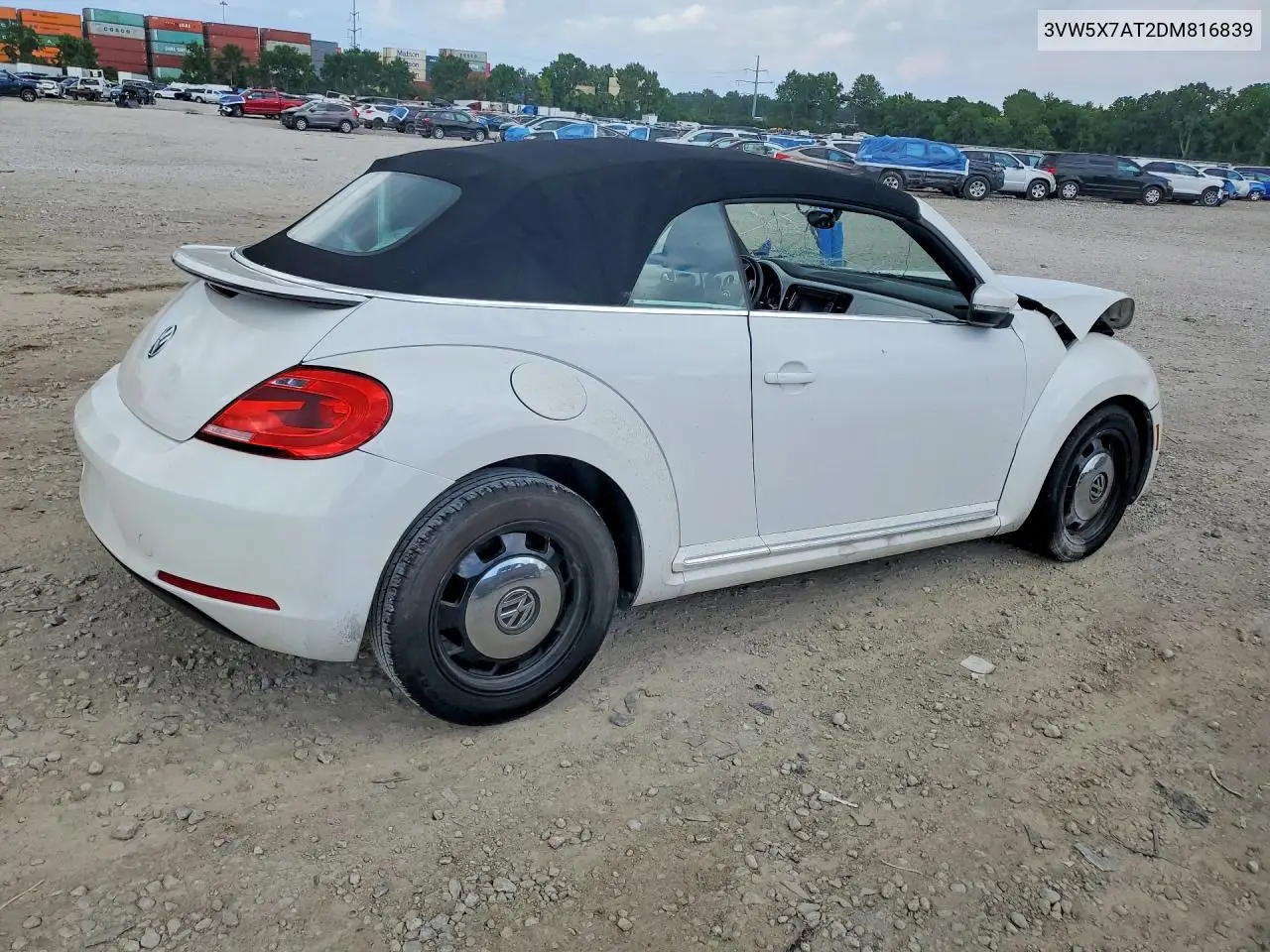 2013 Volkswagen Beetle VIN: 3VW5X7AT2DM816839 Lot: 60873336