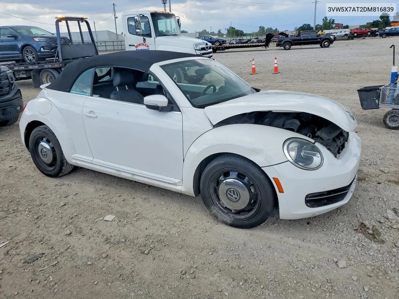 2013 Volkswagen Beetle VIN: 3VW5X7AT2DM816839 Lot: 60873336