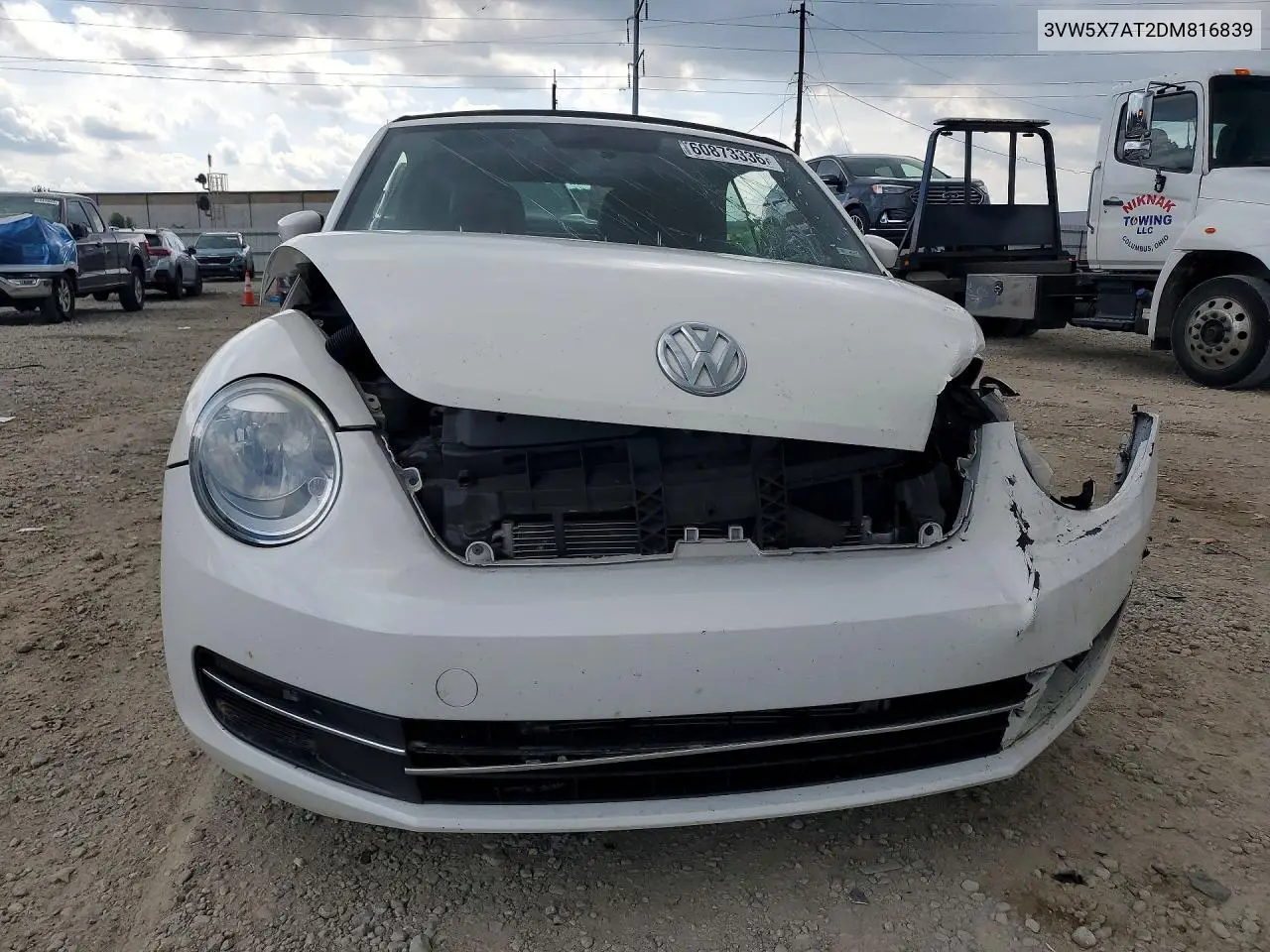 2013 Volkswagen Beetle VIN: 3VW5X7AT2DM816839 Lot: 60873336