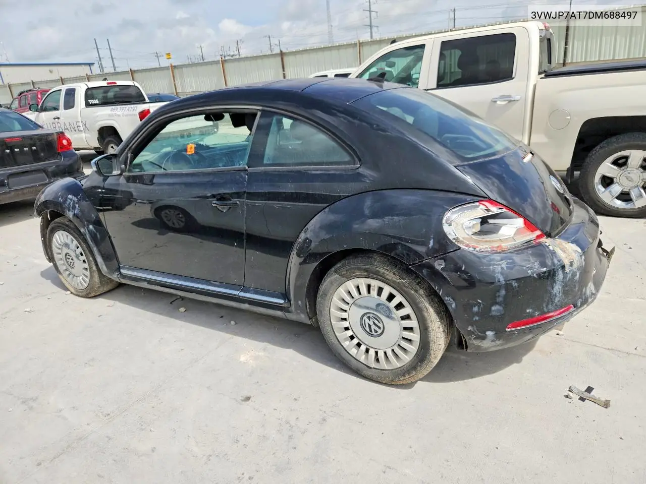 2013 Volkswagen Beetle VIN: 3VWJP7AT7DM688497 Lot: 61518056