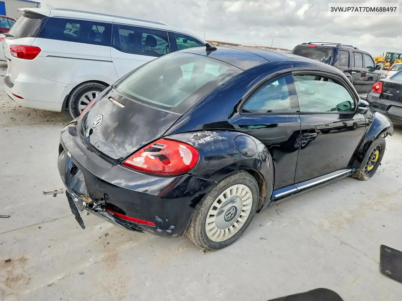 2013 Volkswagen Beetle VIN: 3VWJP7AT7DM688497 Lot: 61518056