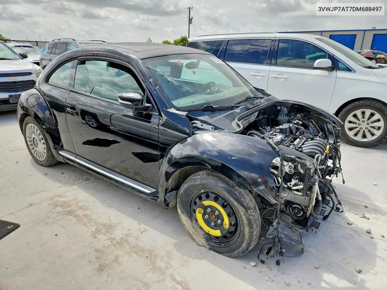 2013 Volkswagen Beetle VIN: 3VWJP7AT7DM688497 Lot: 61518056