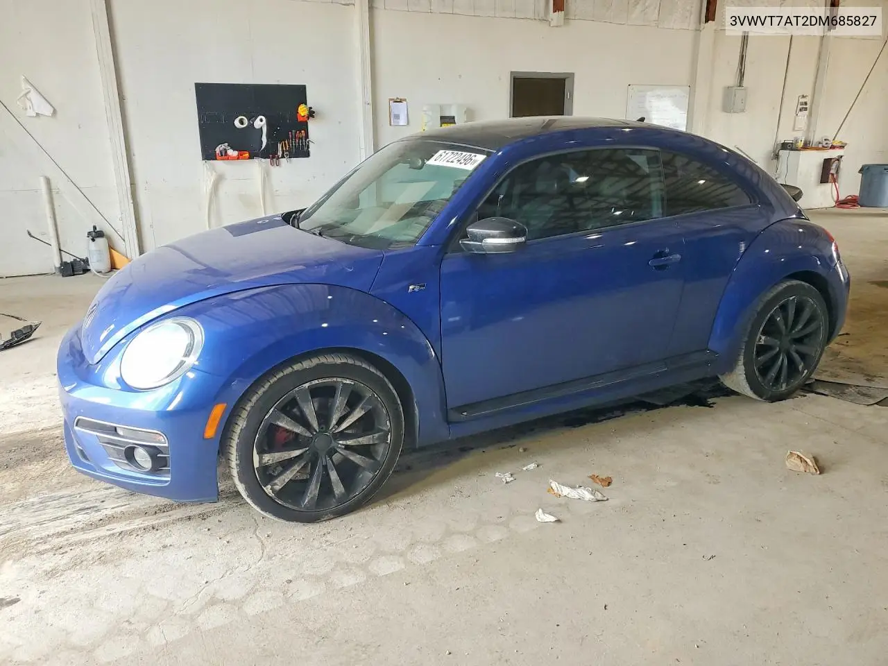 2013 Volkswagen Beetle Turbo VIN: 3VWVT7AT2DM685827 Lot: 61722496