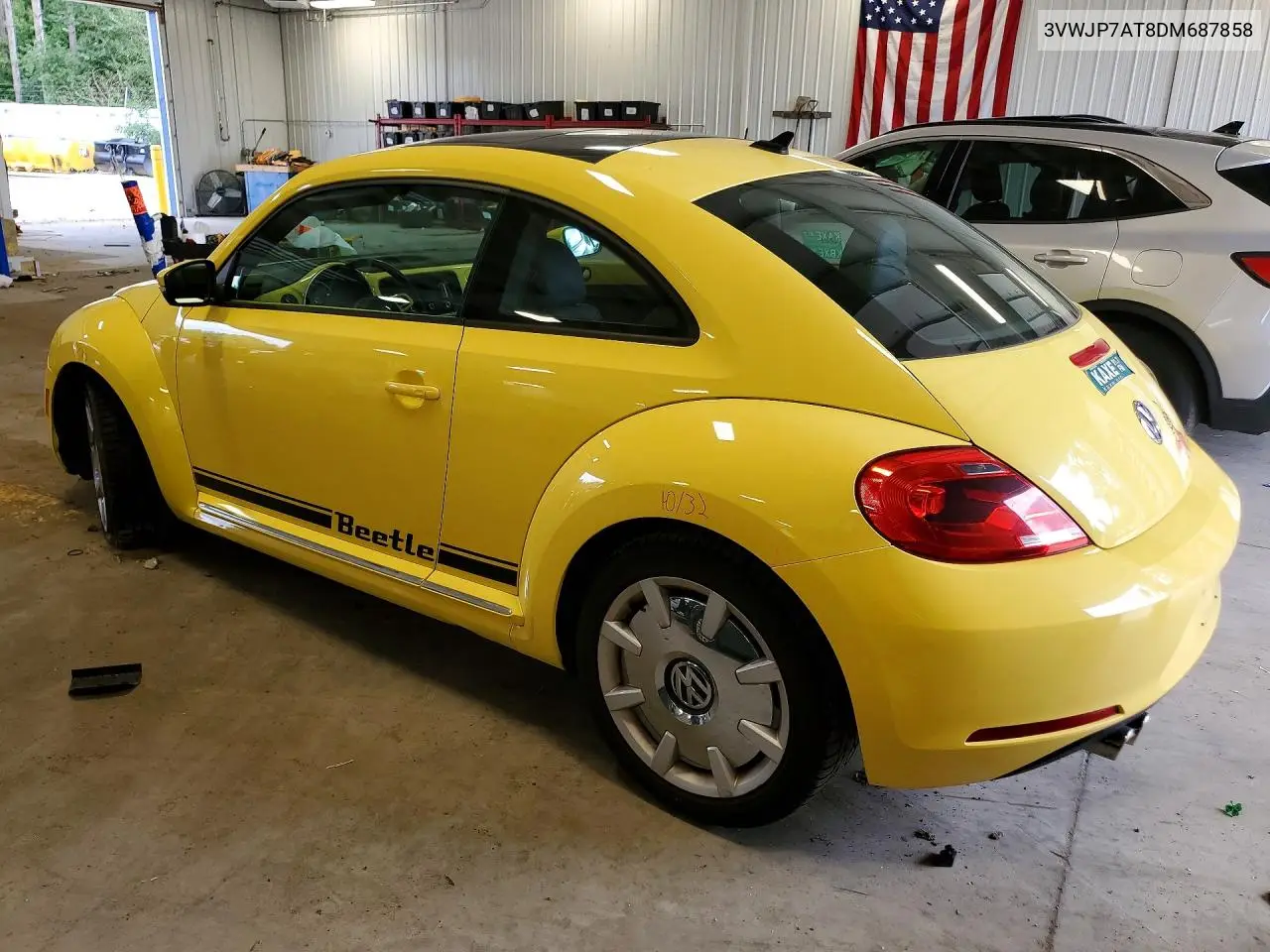 2013 Volkswagen Beetle VIN: 3VWJP7AT8DM687858 Lot: 62103446