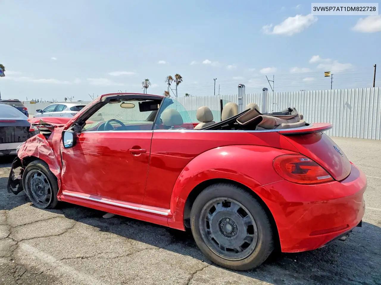 2013 Volkswagen Beetle VIN: 3VW5P7AT1DM822728 Lot: 85971125