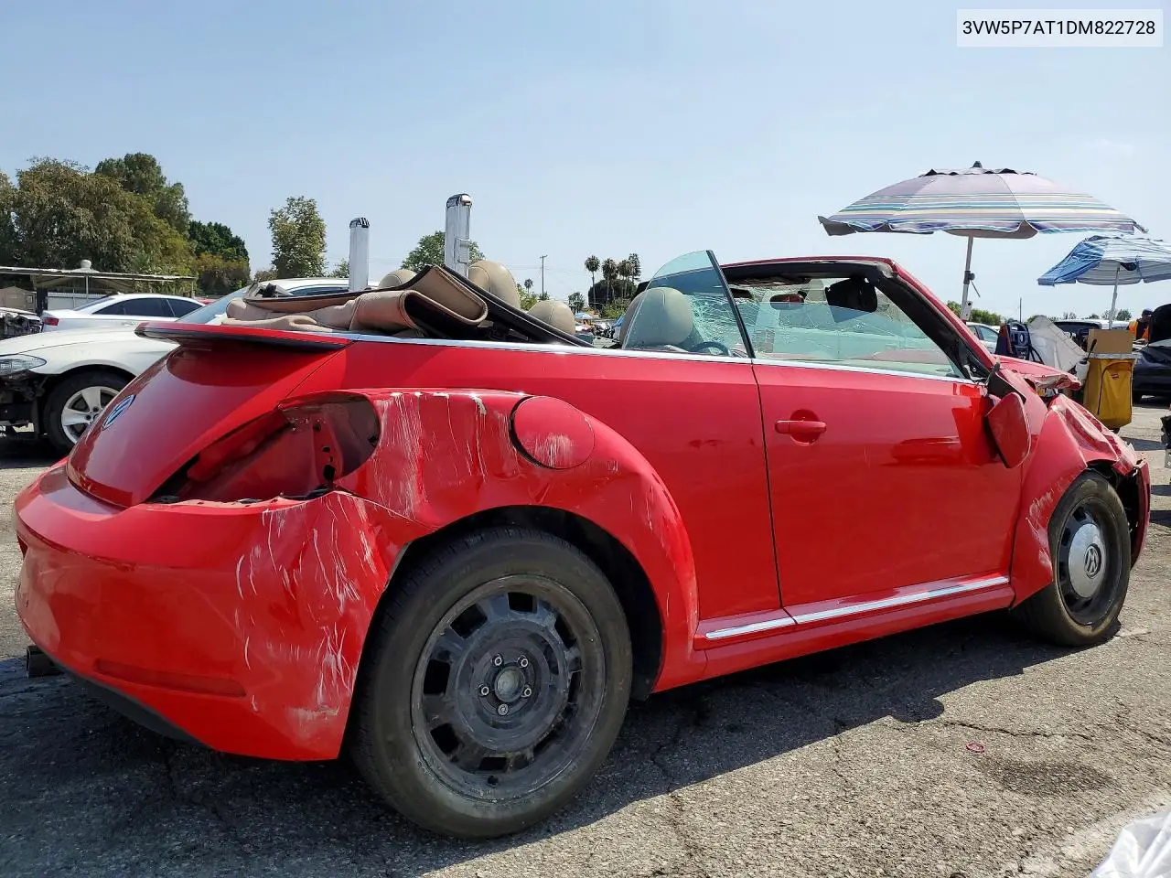 2013 Volkswagen Beetle VIN: 3VW5P7AT1DM822728 Lot: 85971125