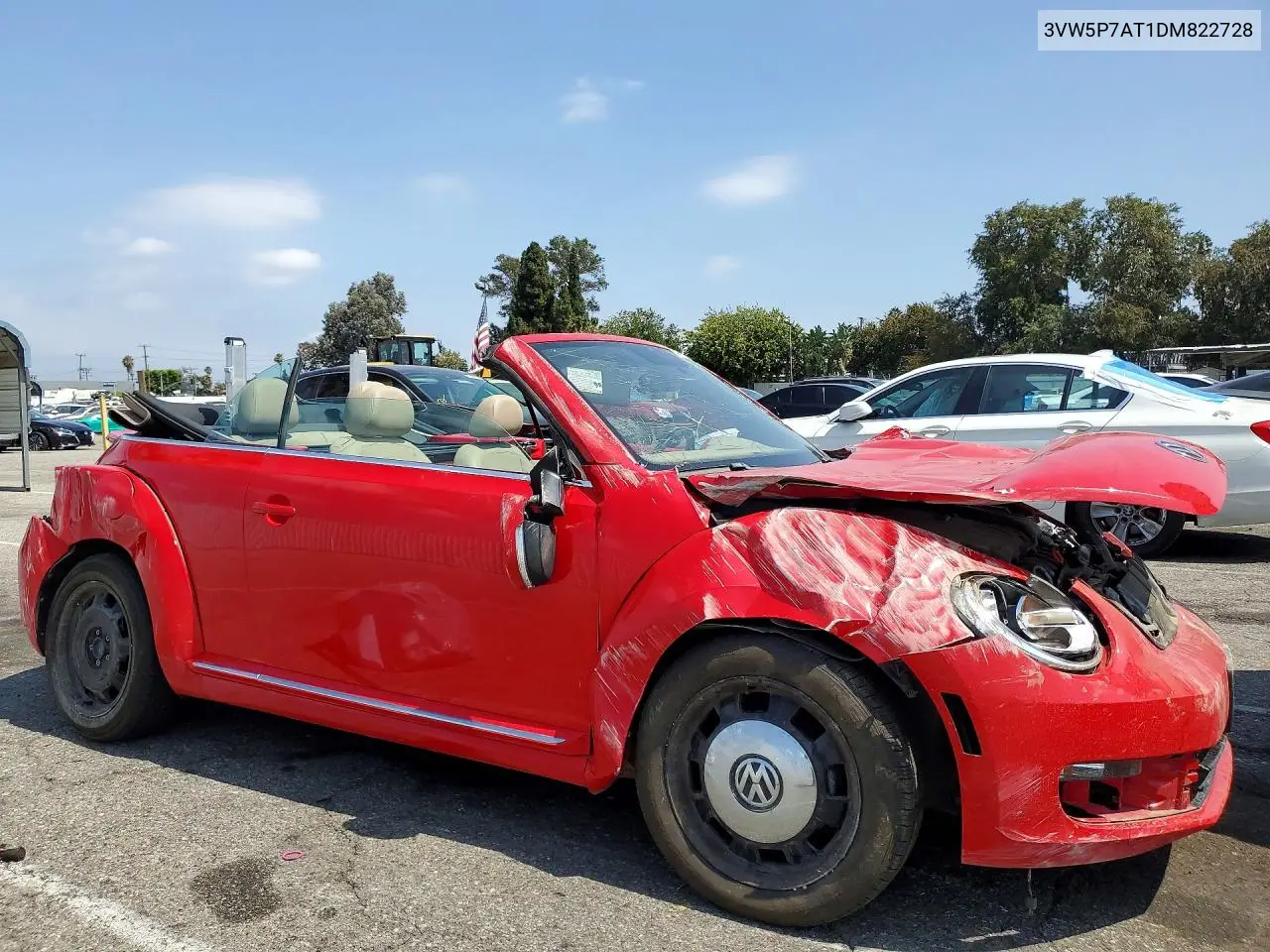 2013 Volkswagen Beetle VIN: 3VW5P7AT1DM822728 Lot: 85971125