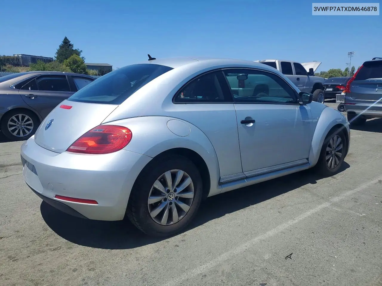 2013 Volkswagen Beetle VIN: 3VWFP7ATXDM646878 Lot: 85995465