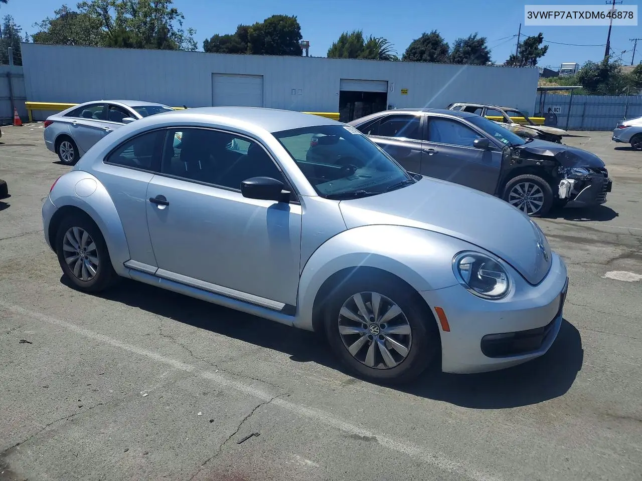 2013 Volkswagen Beetle VIN: 3VWFP7ATXDM646878 Lot: 85995465