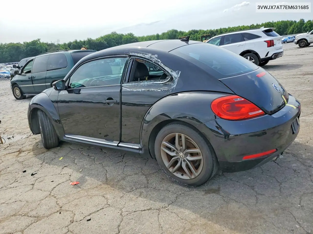 2014 Volkswagen Beetle VIN: 3VWJX7AT7EM631685 Lot: 58273056
