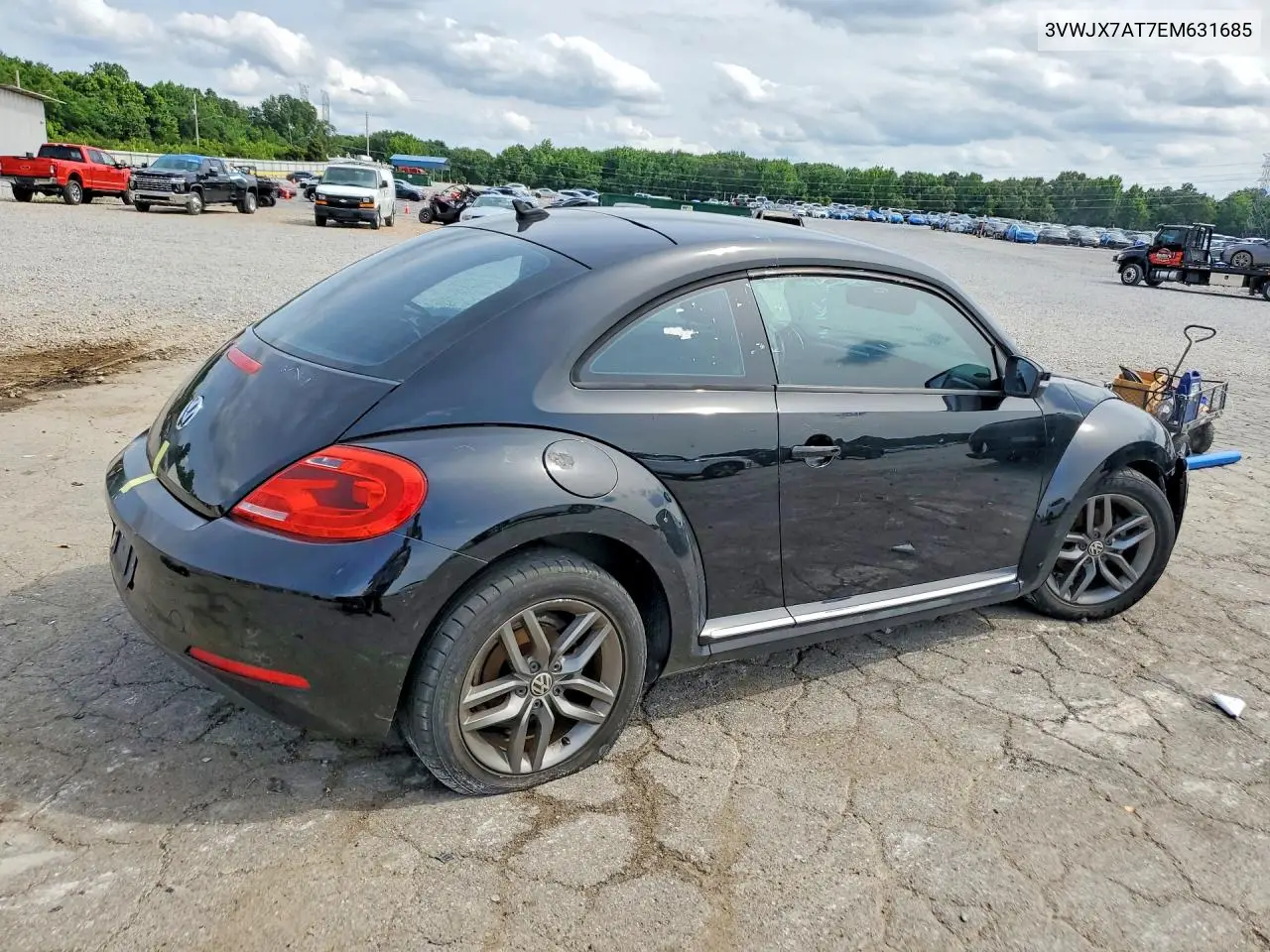 2014 Volkswagen Beetle VIN: 3VWJX7AT7EM631685 Lot: 58273056