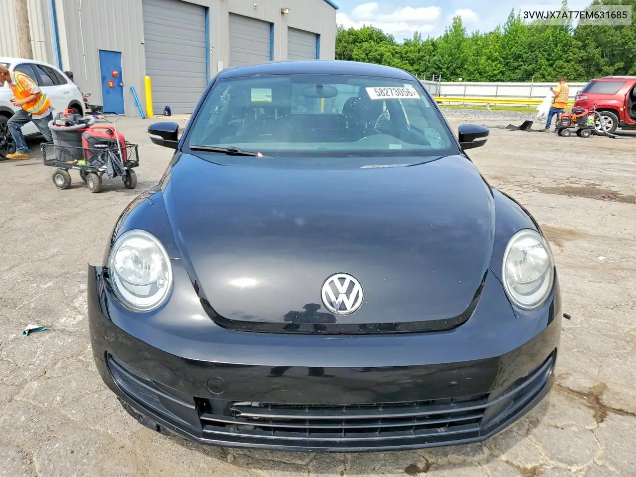 2014 Volkswagen Beetle VIN: 3VWJX7AT7EM631685 Lot: 58273056