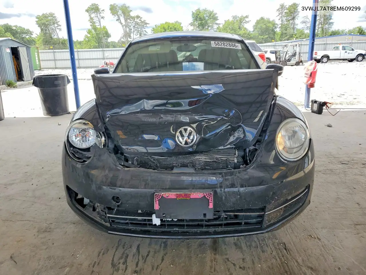 2014 Volkswagen Beetle VIN: 3VWJL7AT8EM609299 Lot: 58282886