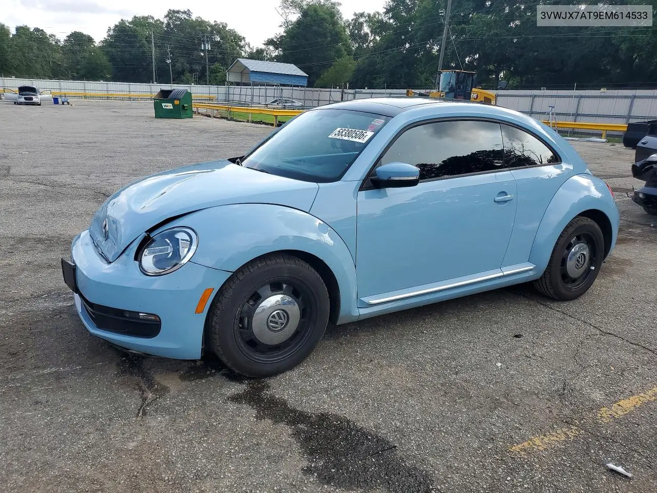 2014 Volkswagen Beetle VIN: 3VWJX7AT9EM614533 Lot: 58380506