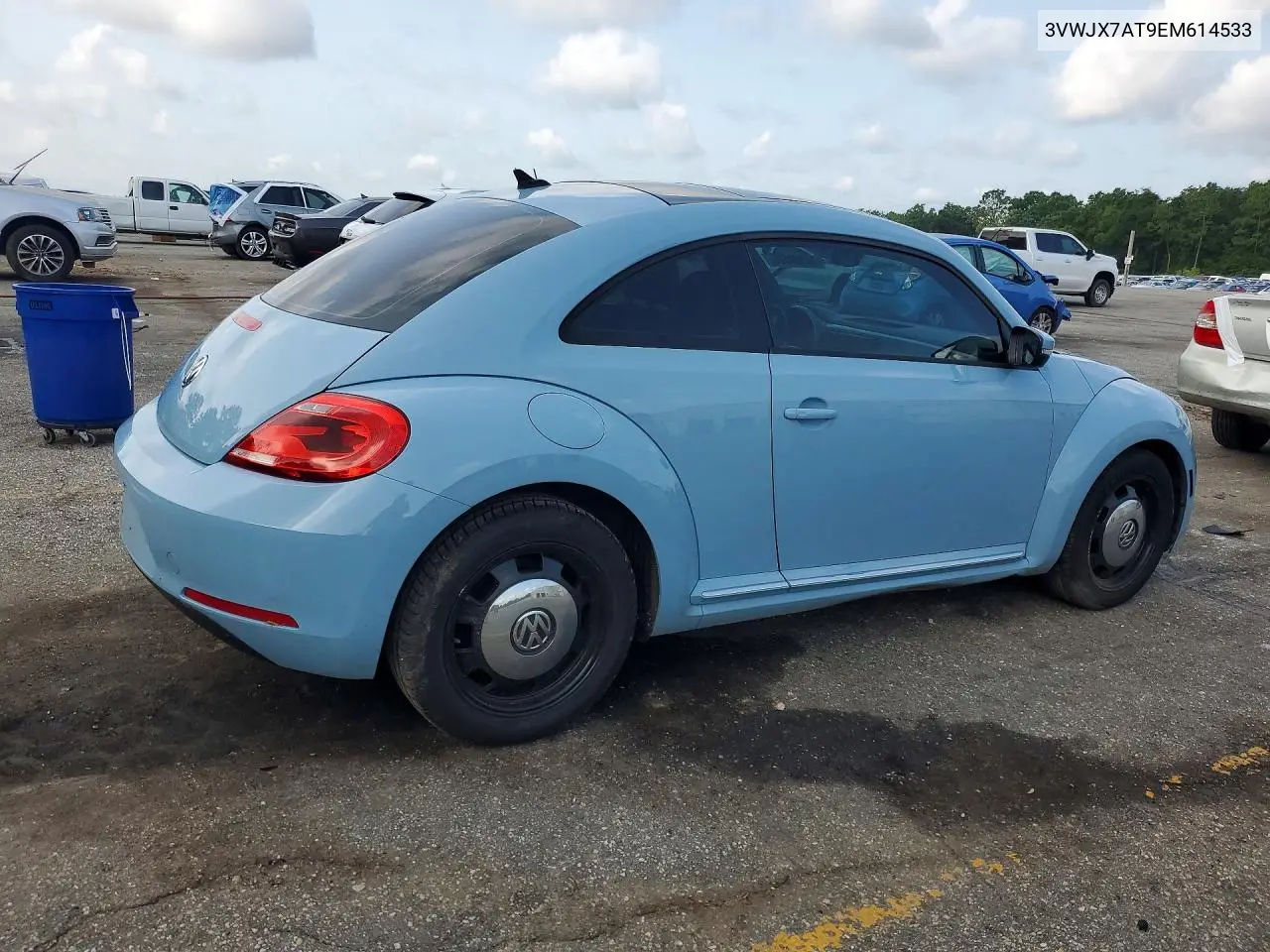 2014 Volkswagen Beetle VIN: 3VWJX7AT9EM614533 Lot: 58380506