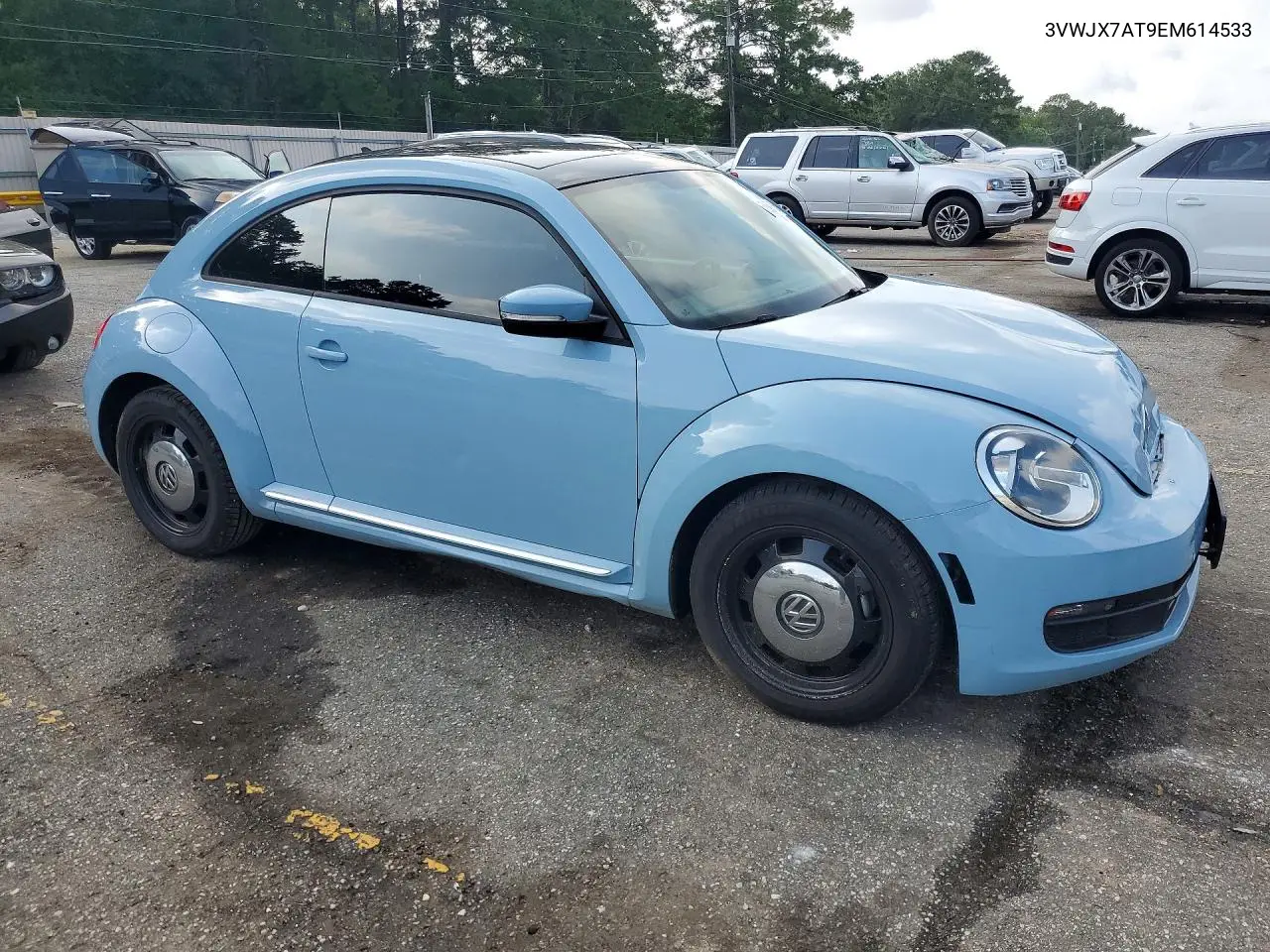 2014 Volkswagen Beetle VIN: 3VWJX7AT9EM614533 Lot: 58380506