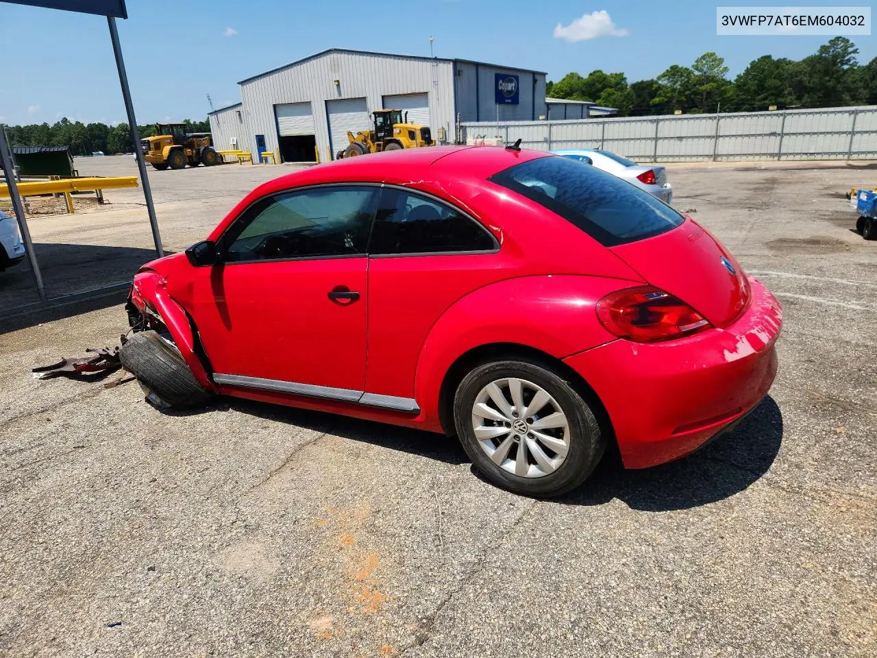 2014 Volkswagen Beetle VIN: 3VWFP7AT6EM604032 Lot: 59385866