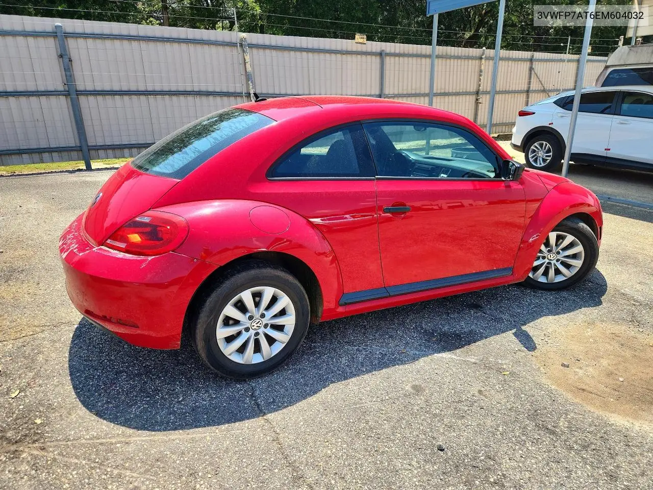 2014 Volkswagen Beetle VIN: 3VWFP7AT6EM604032 Lot: 59385866