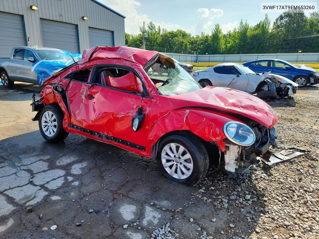2014 Volkswagen Beetle VIN: 3VWF17AT9EM653260 Lot: 59890356