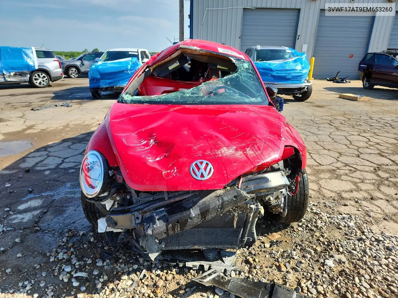 2014 Volkswagen Beetle VIN: 3VWF17AT9EM653260 Lot: 59890356