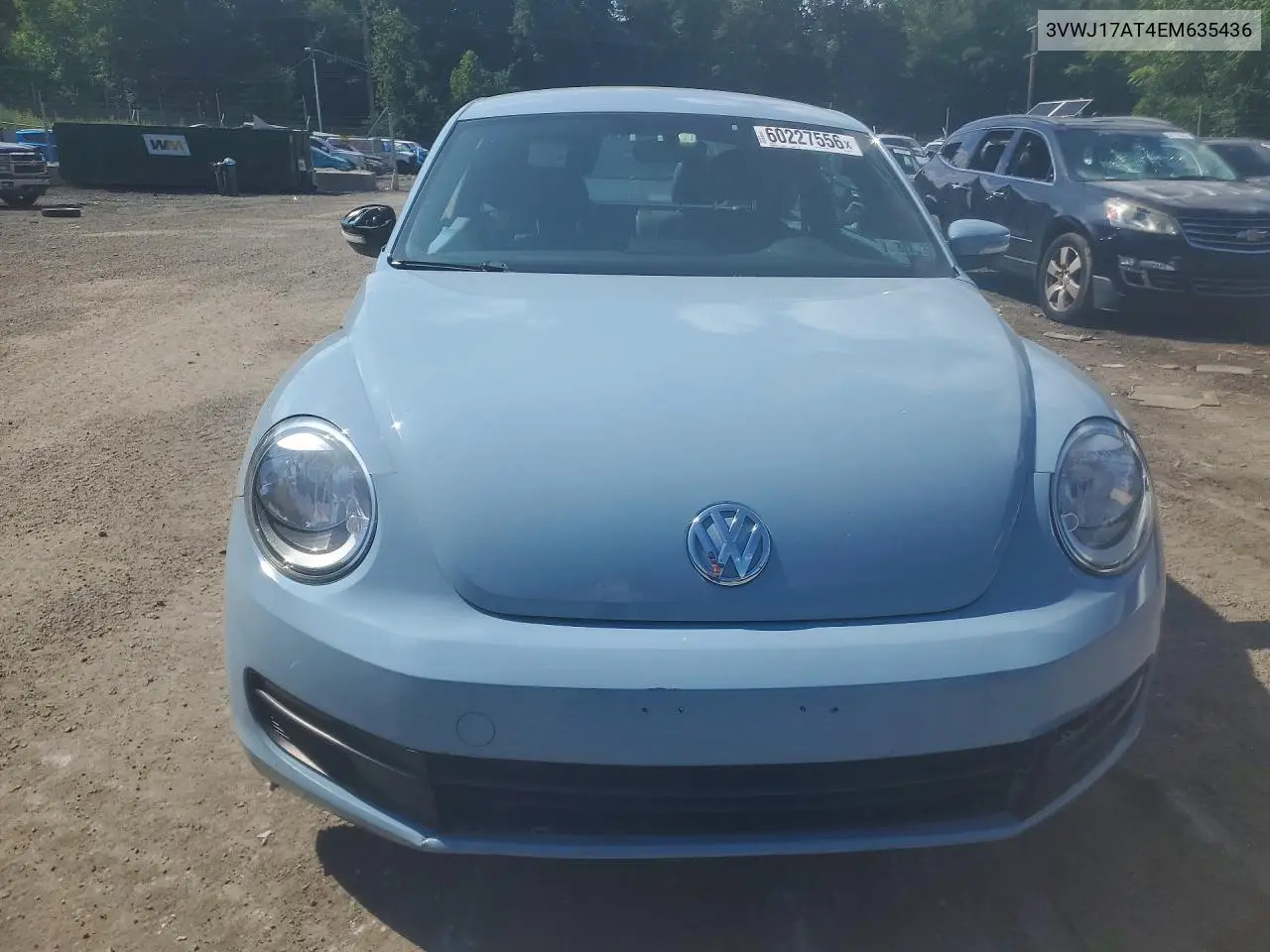 2014 Volkswagen Beetle VIN: 3VWJ17AT4EM635436 Lot: 60227556