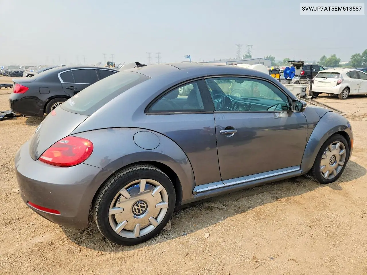 2014 Volkswagen Beetle VIN: 3VWJP7AT5EM613587 Lot: 60799106