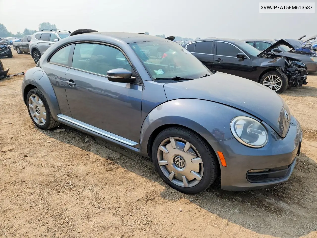 2014 Volkswagen Beetle VIN: 3VWJP7AT5EM613587 Lot: 60799106