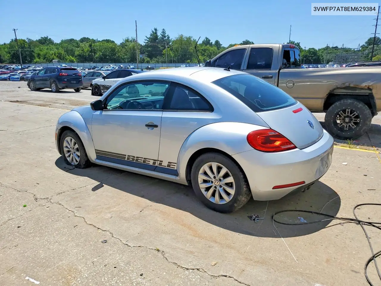 2014 Volkswagen Beetle VIN: 3VWFP7AT8EM629384 Lot: 60964716