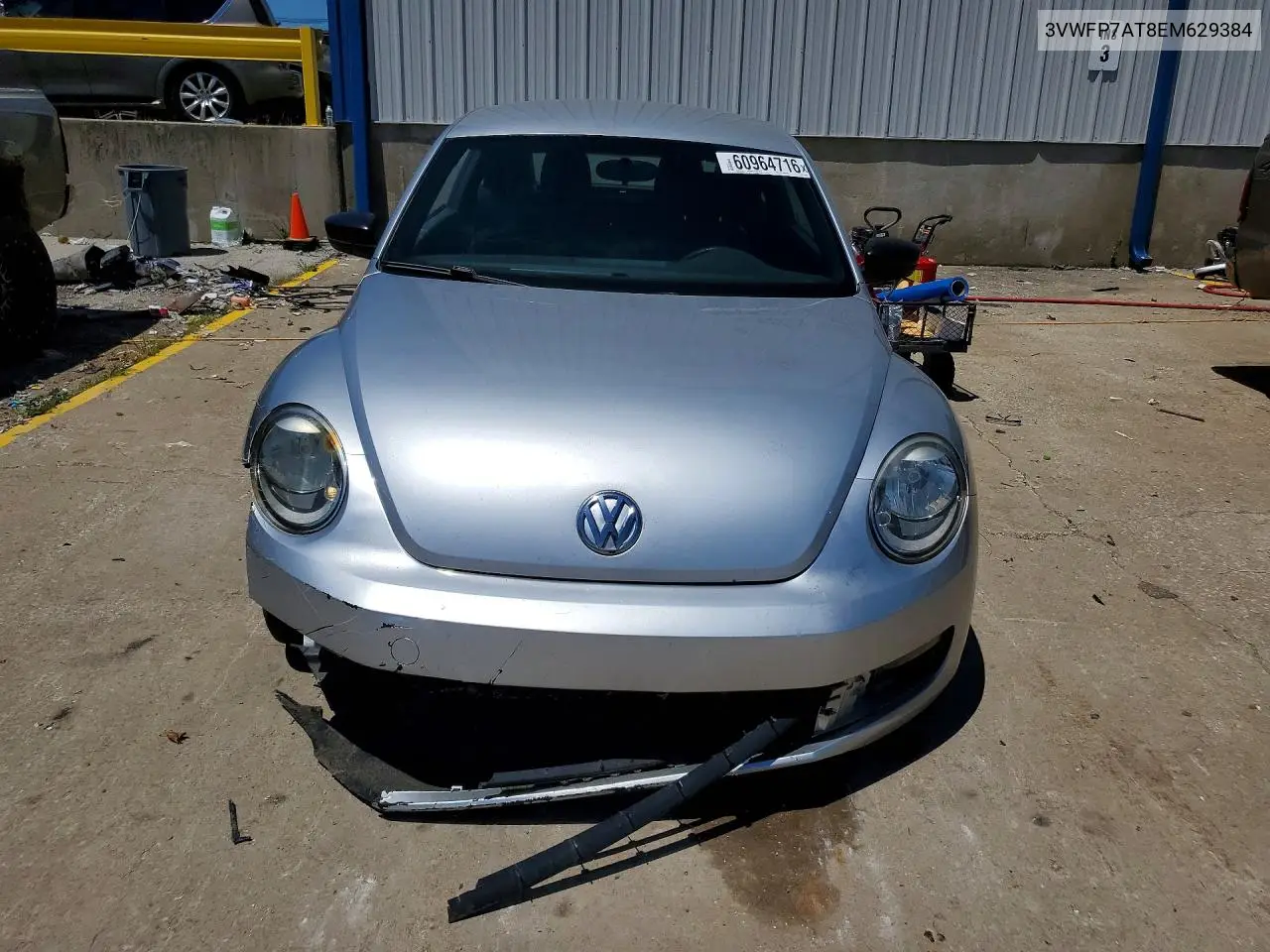 2014 Volkswagen Beetle VIN: 3VWFP7AT8EM629384 Lot: 60964716