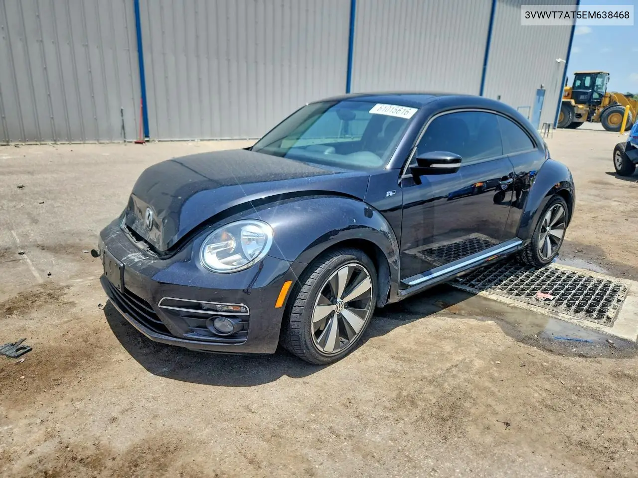 2014 Volkswagen Beetle Turbo VIN: 3VWVT7AT5EM638468 Lot: 61015616