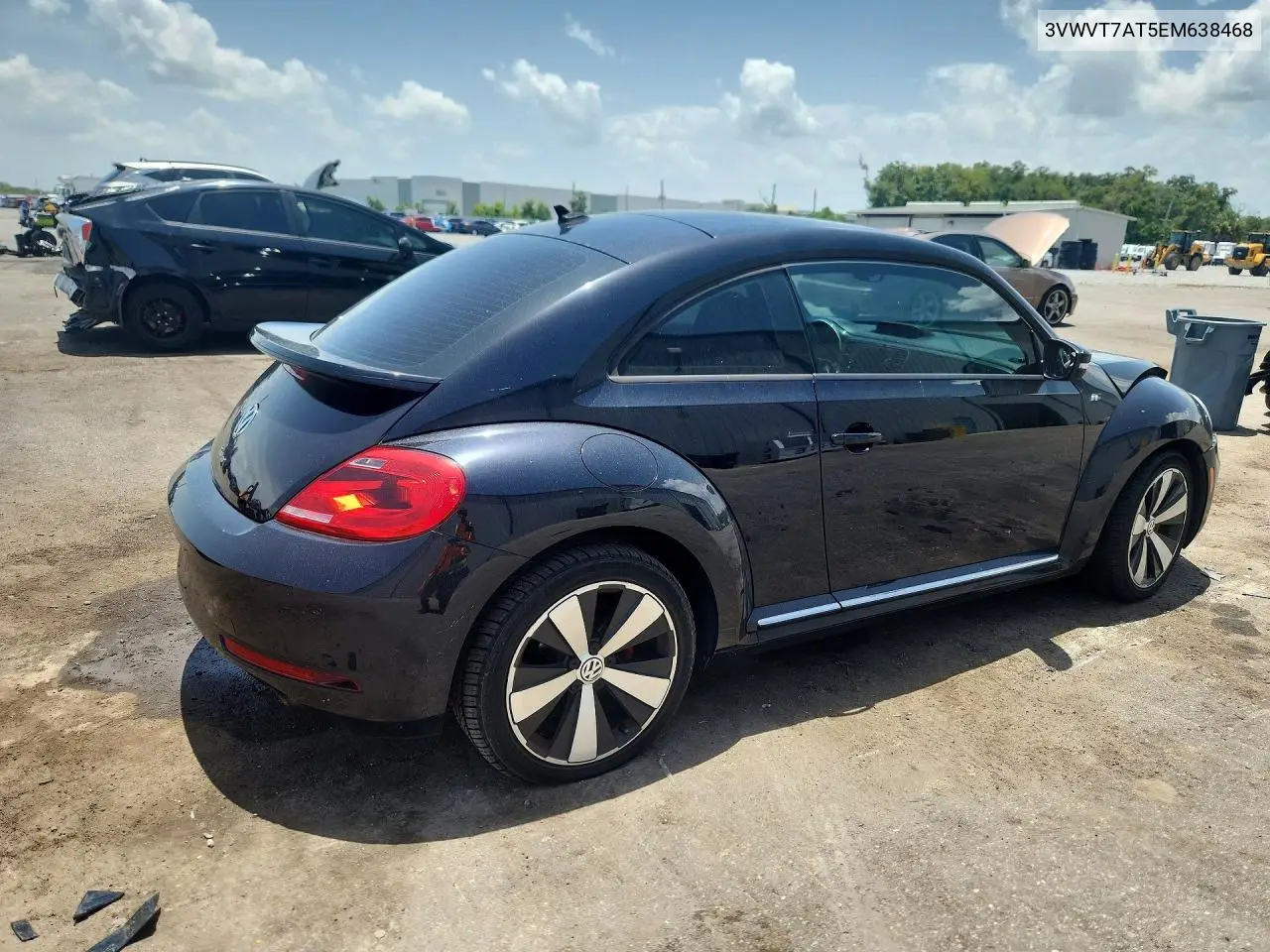 2014 Volkswagen Beetle Turbo VIN: 3VWVT7AT5EM638468 Lot: 61015616
