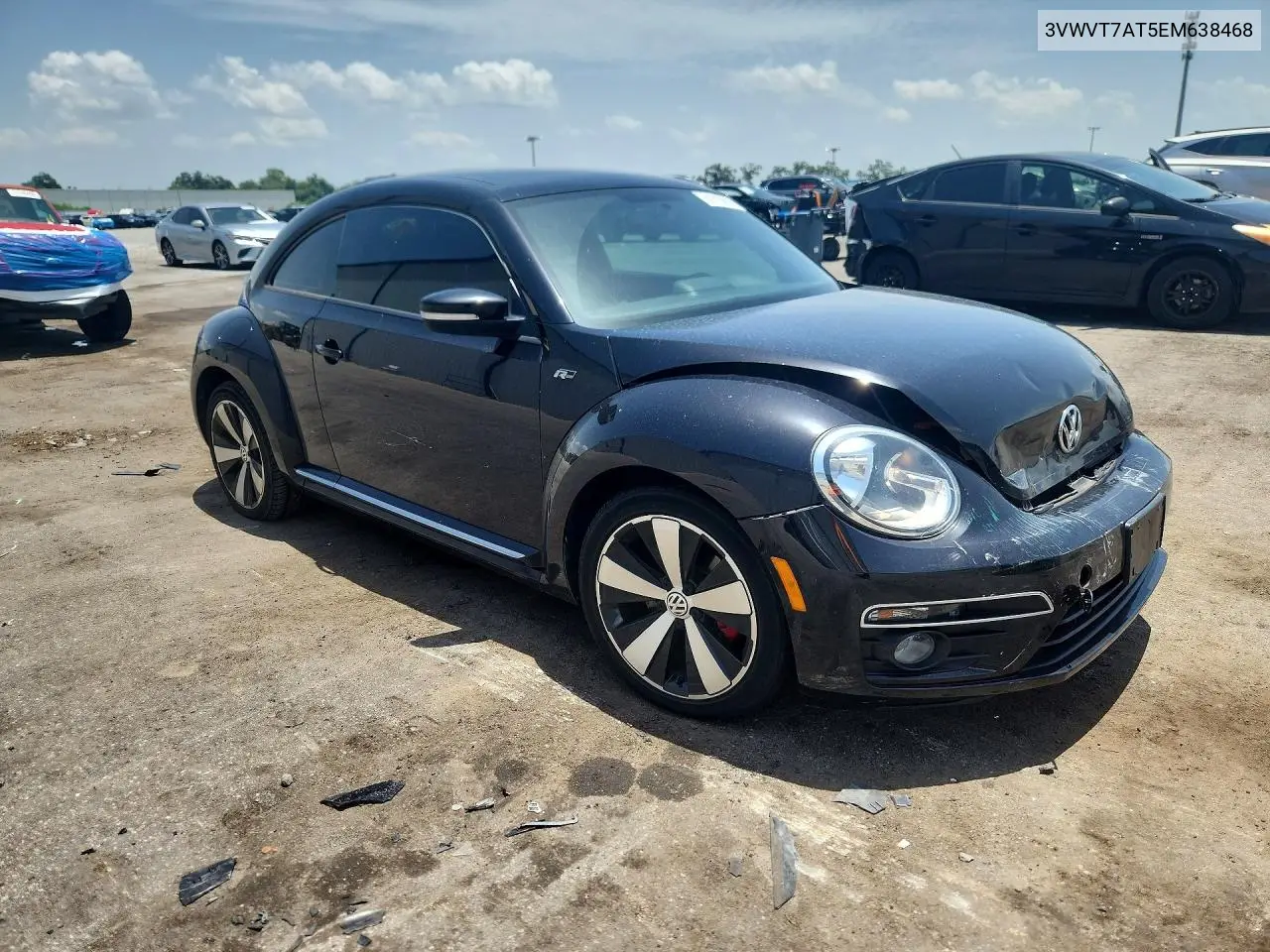 2014 Volkswagen Beetle Turbo VIN: 3VWVT7AT5EM638468 Lot: 61015616