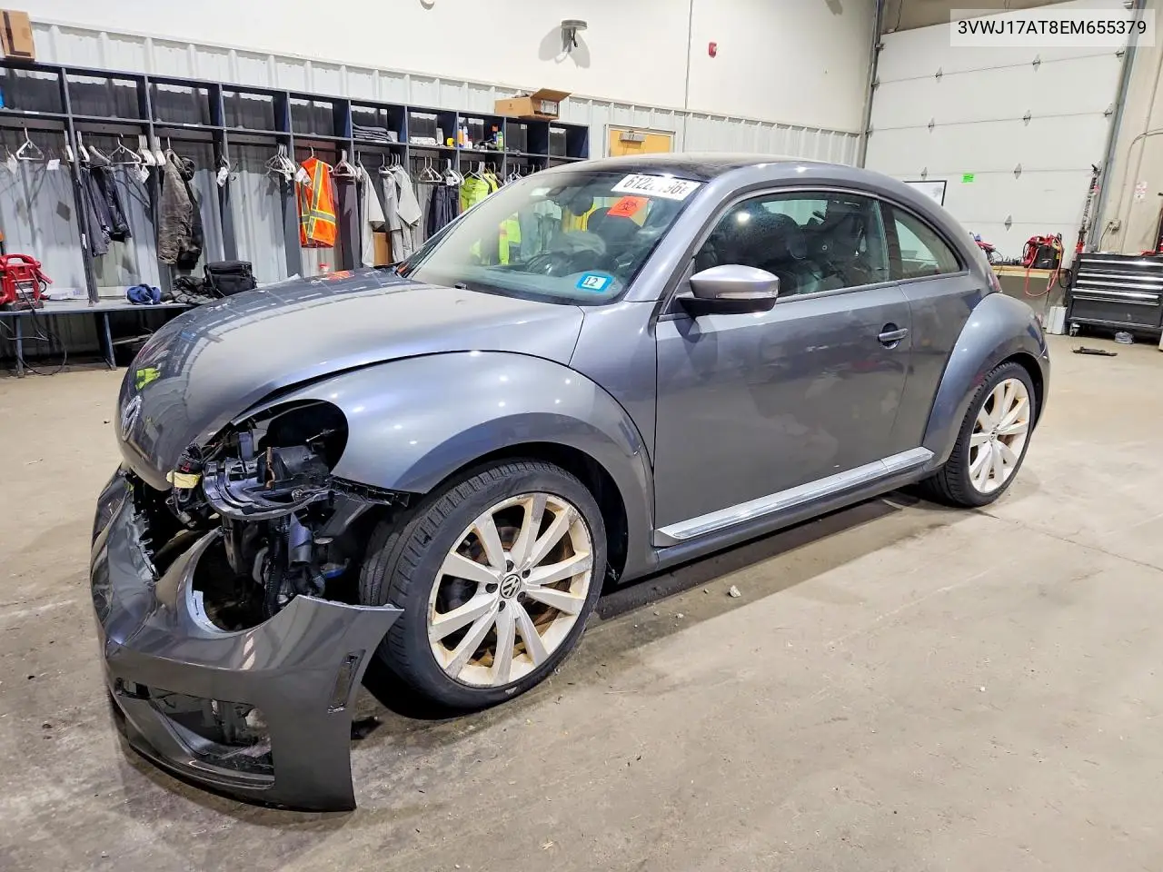 2014 Volkswagen Beetle VIN: 3VWJ17AT8EM655379 Lot: 61228196