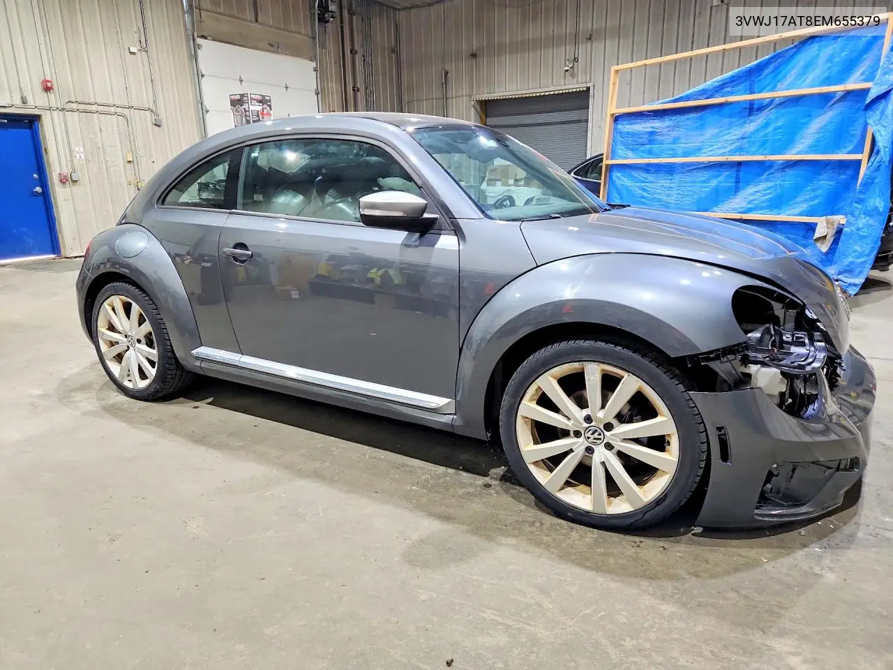 2014 Volkswagen Beetle VIN: 3VWJ17AT8EM655379 Lot: 61228196