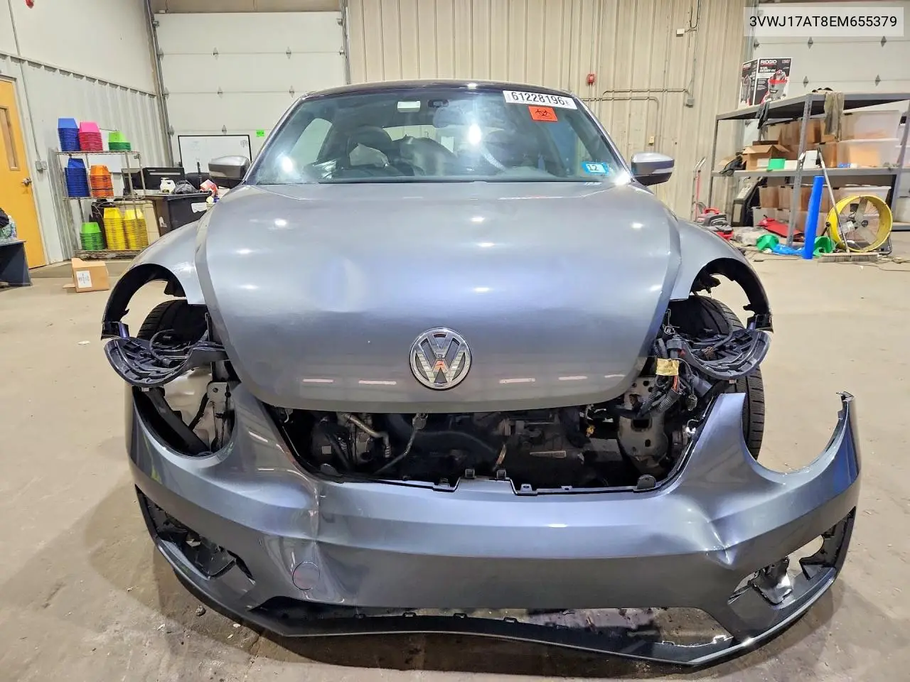 2014 Volkswagen Beetle VIN: 3VWJ17AT8EM655379 Lot: 61228196