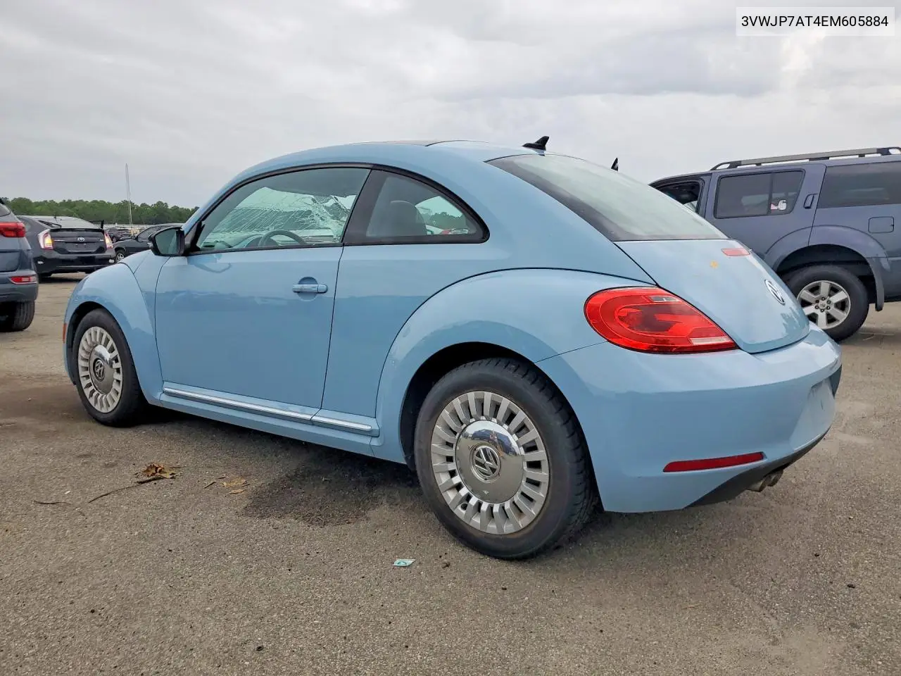 2014 Volkswagen Beetle VIN: 3VWJP7AT4EM605884 Lot: 61639816