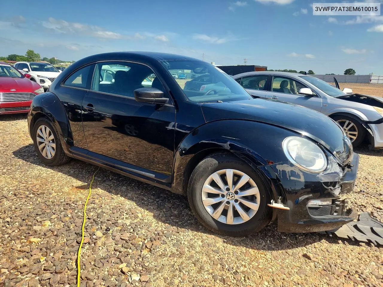 2014 Volkswagen Beetle VIN: 3VWFP7AT3EM610015 Lot: 85965805